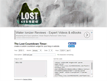 Tablet Screenshot of lost4815162342.com